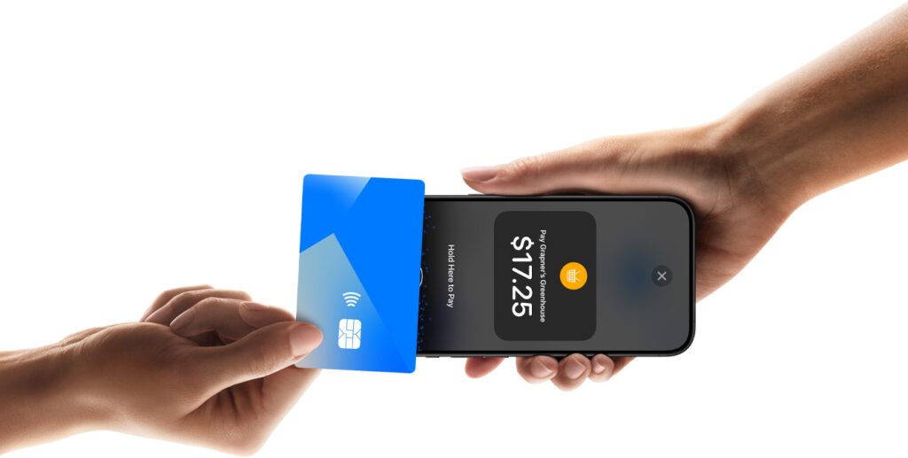 alypuhelin kadessa apple wallet auki