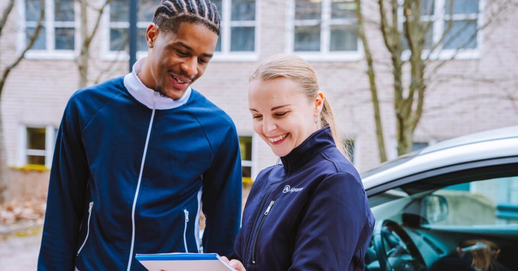 autoilija suorittaa ajokoetta suomessa