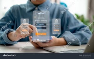 henkilo kirjaa turvallisesti nettipankkiin kotona