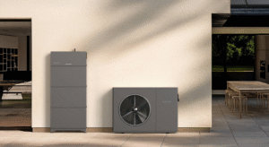 ilmalampopumppu modernissa kodissa kaynnissa