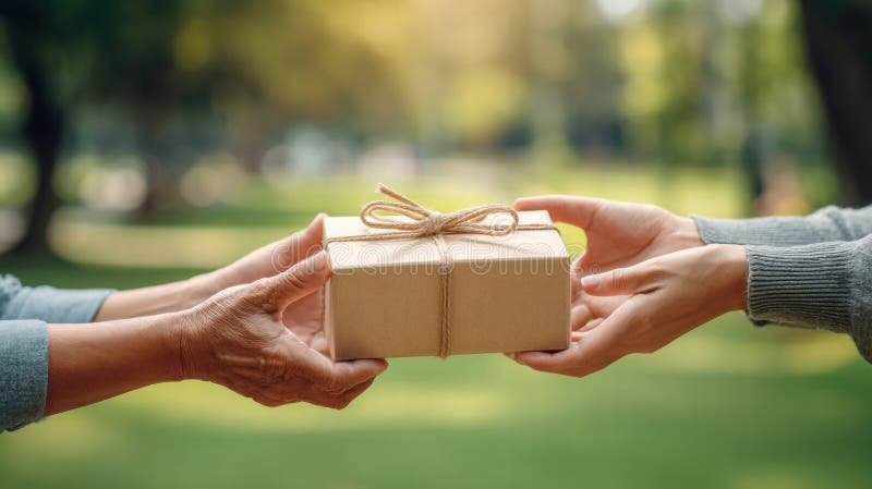 kaksi katta vaihtamassa lahjaa juhlavasti