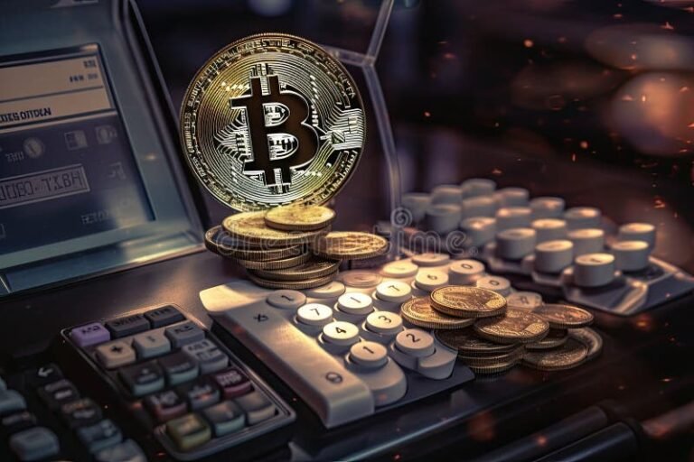 kateinen valuutta ja digitaalinen laskin poydalla