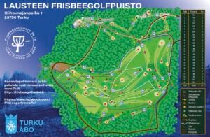 lauste disc golf parkin vehrea pelialue