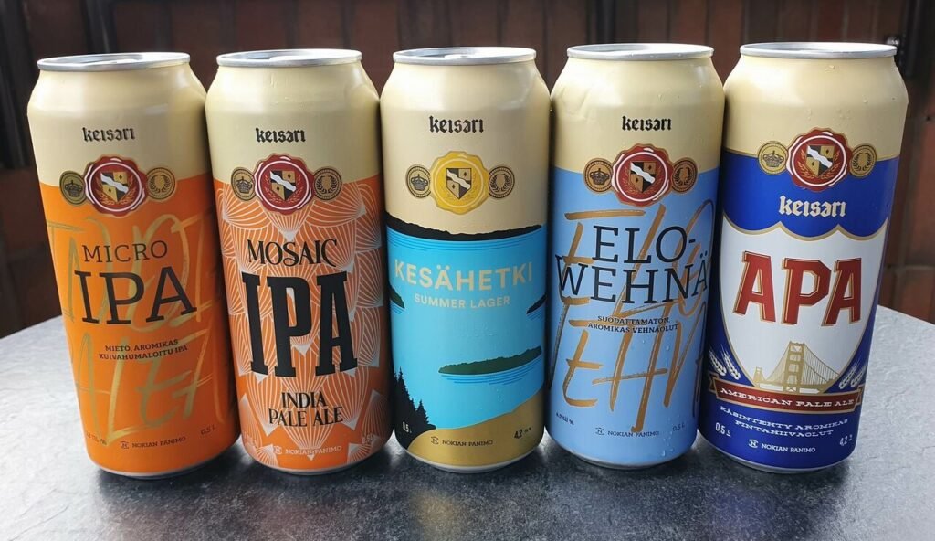 Mitkä ovat Nokian Panimon suosituimmat tuotteet