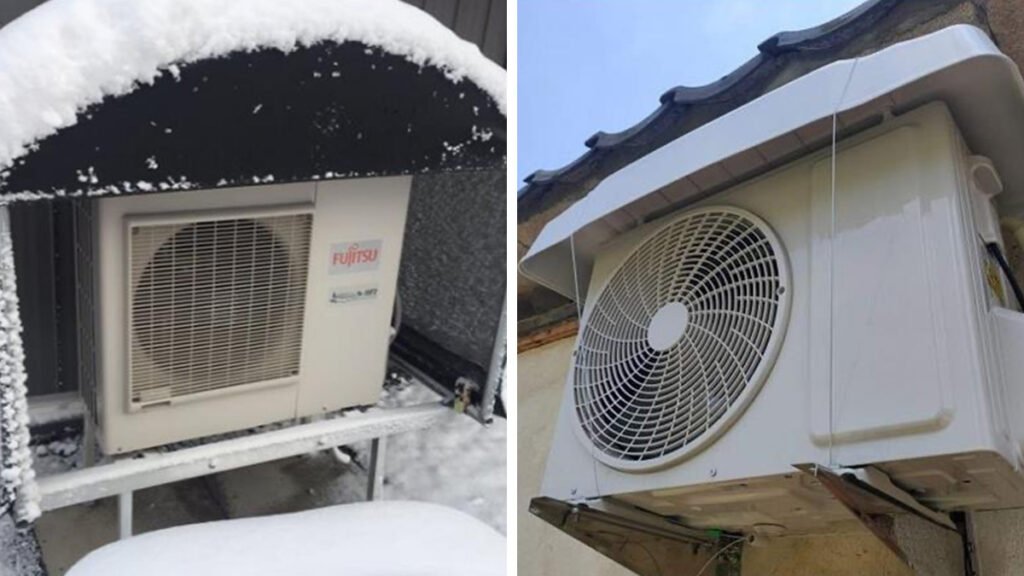 Miten Käyttää Mitsubishi Ilmalämpöpumppua Talvella Oikein 1 mitsubishi ilmalampopumppu lumisessa maisemassa