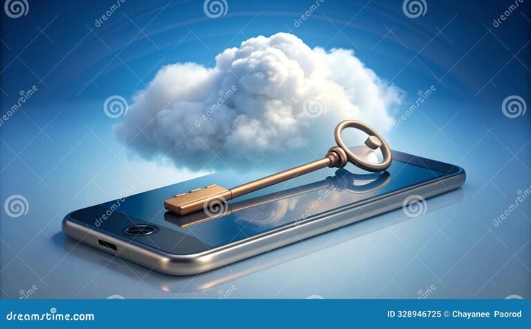 puhelin ja avain symboloimassa lukituksen avautumista