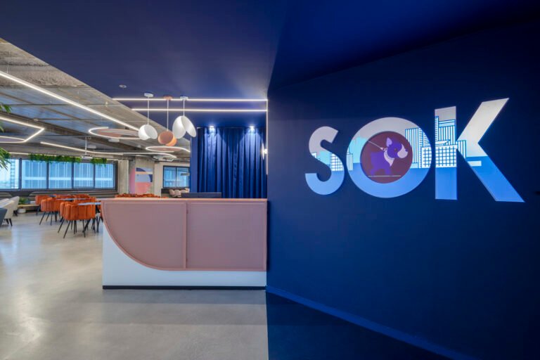 sokn paakonttori modernina toimistorakennuksena