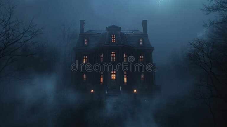 vanha kartano sumuisessa yossa