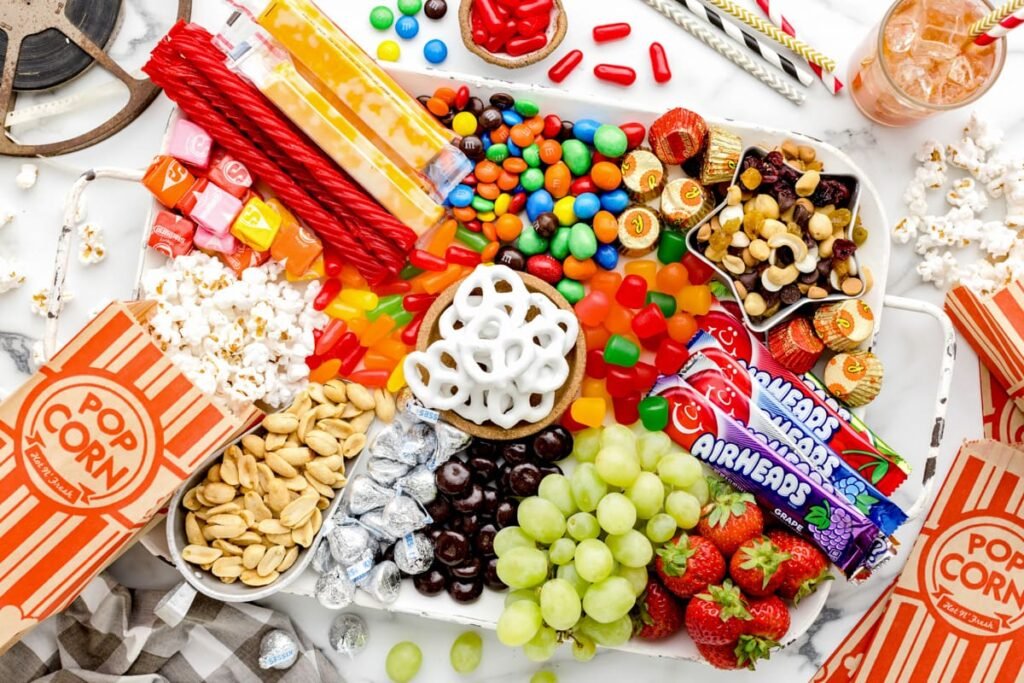 varikas tarjotin erilaisia lampimia pikkupurtavia